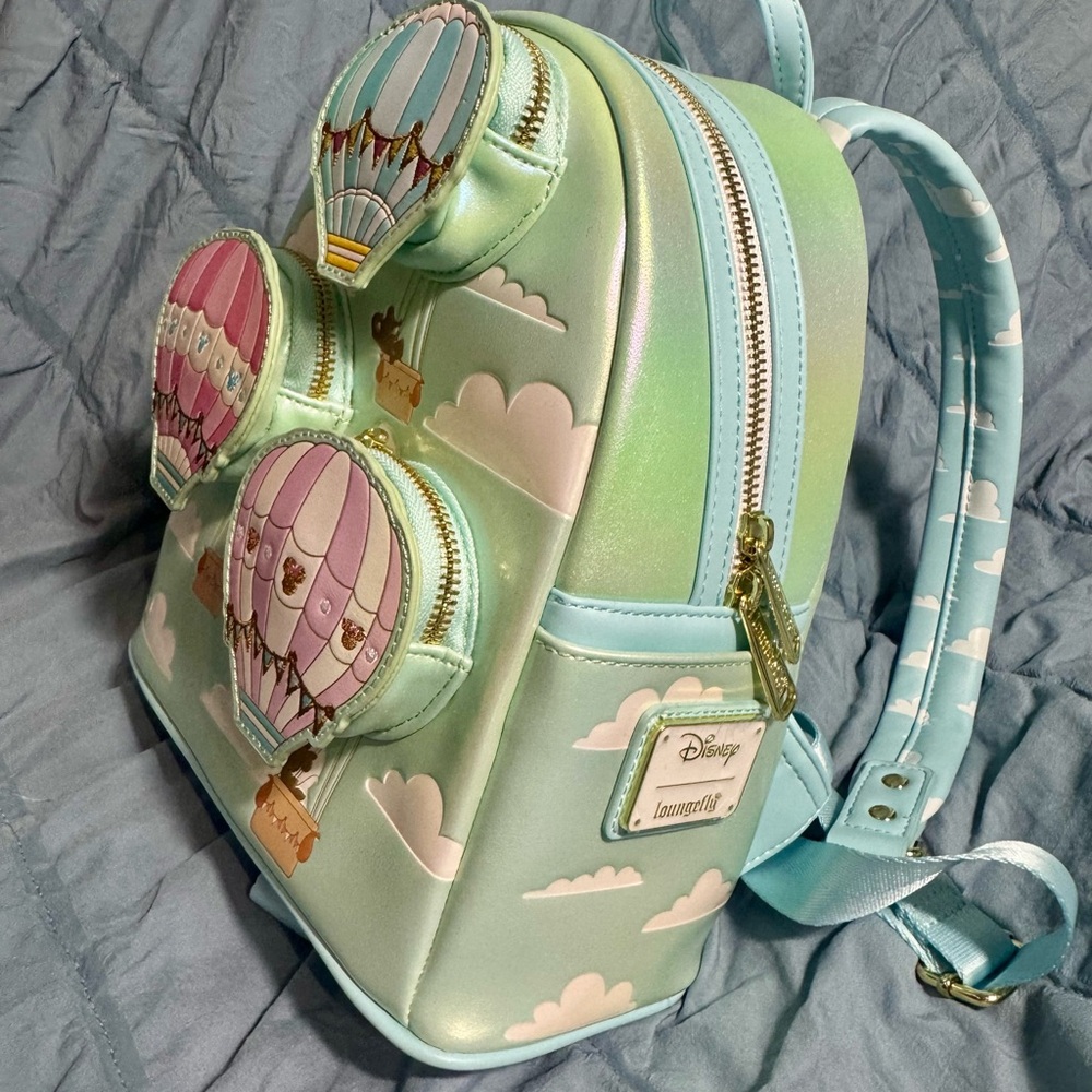 Loungefly Disney Pastel Hot Air Balloon Backpack